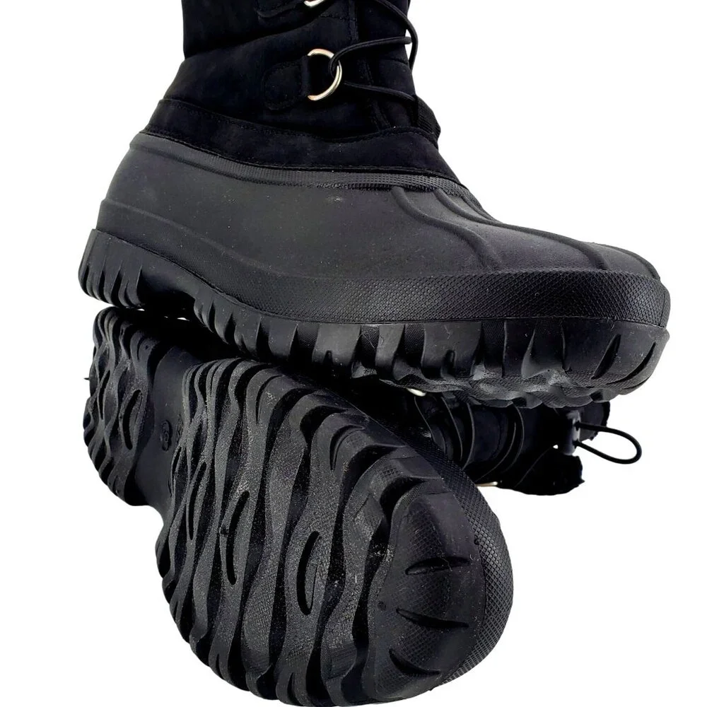 Chooka 8 Boots Duck Waterproof Cold Weather Snow Rain Shoes Outdoor Shearling